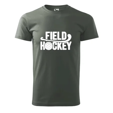 Field hockey loptička a nápis