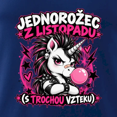 Novembrový punkový jednorožec s čírom