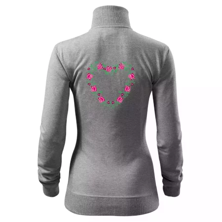 Červené tulipánové srdiečko (Pecka design)