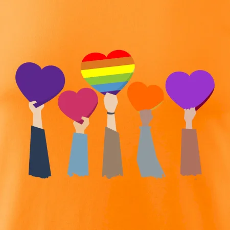 LGBT ruky srdce