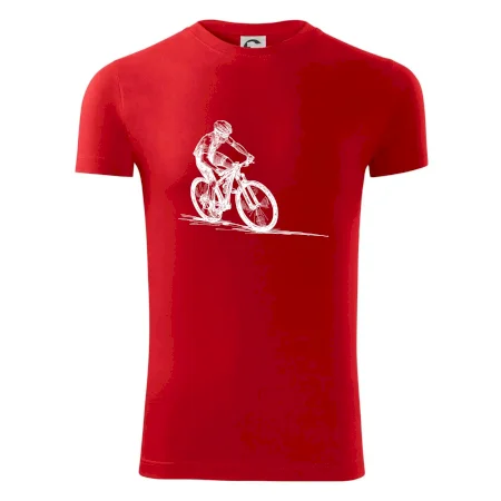 MTB kreslený cyklista