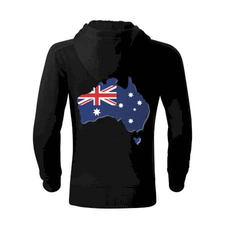 Austrália - vlajka mapa