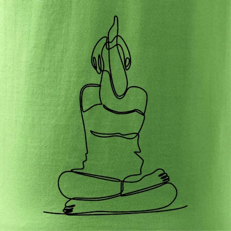 Jóga v sede jedným ťahom