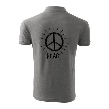 Peace symbol čiernobiely