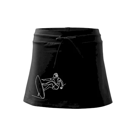 Surfer na vlne jedným ťahom