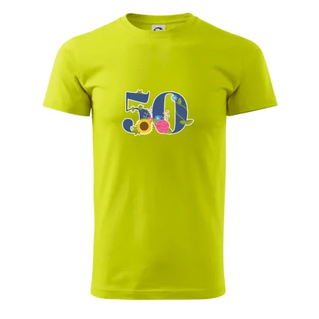 Kvetinové číslo kreslené - 50