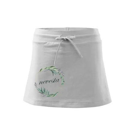 Nevesta kvetinový kruh zelený