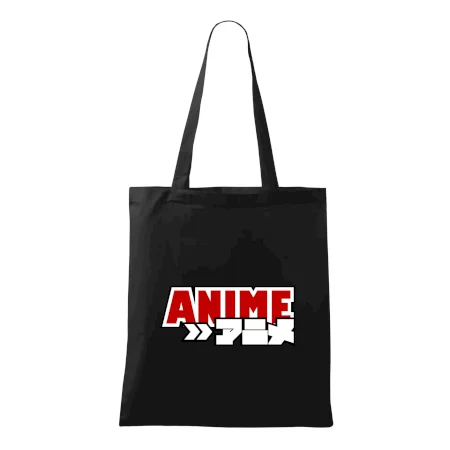 Anime nápis červený