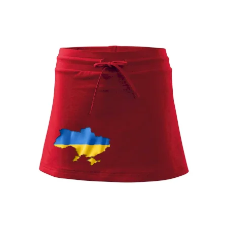 Ukrajina vlajka mapa