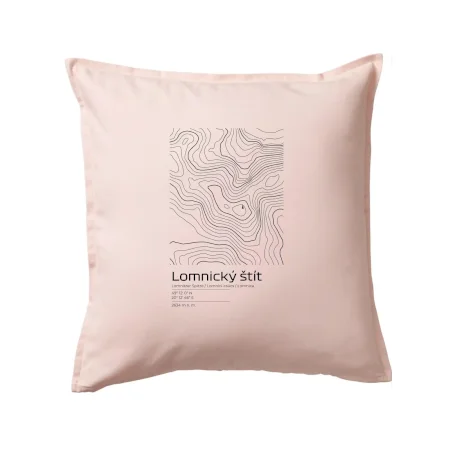 Lomnický štít - vrstevnice v obdĺžniku