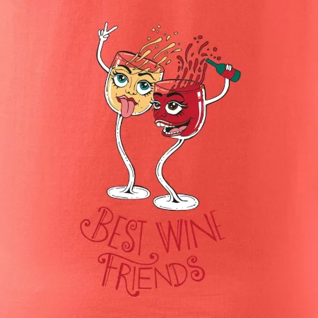 Best wine friends dancing (Pecka design)