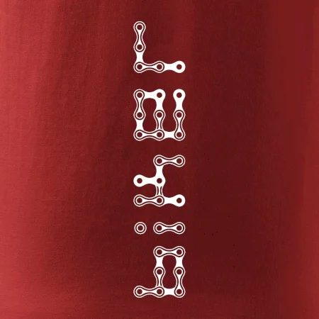 Biker nápis na výšku reťaz