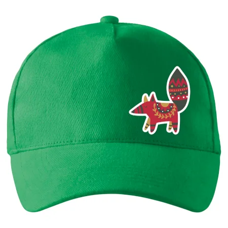 Folklór na prsníku líška