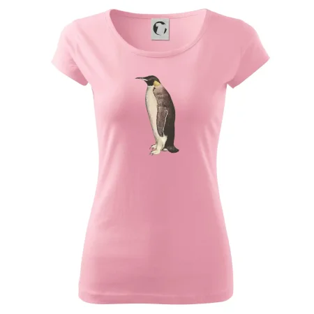 Tučniak kreslený vodovými farbami