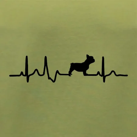 EKG Francouzský buldoček z boku