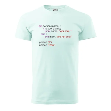 Python I am cool, You are not cool