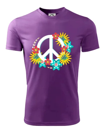 Peace symbol abstraktný