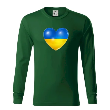 Ukrajina srdce vlajka