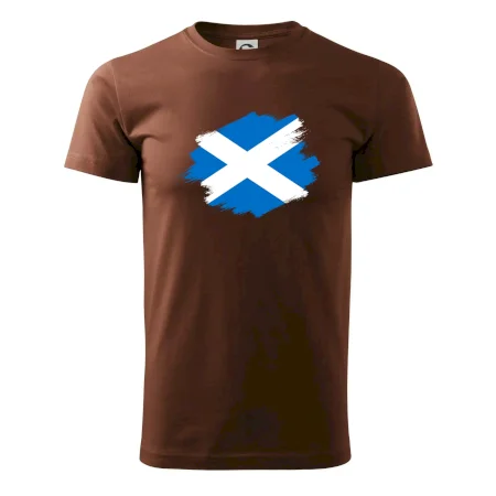 Škótska vlajka kreslená štetcom