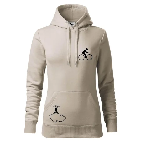 Mapa ČR + kolo na prsu