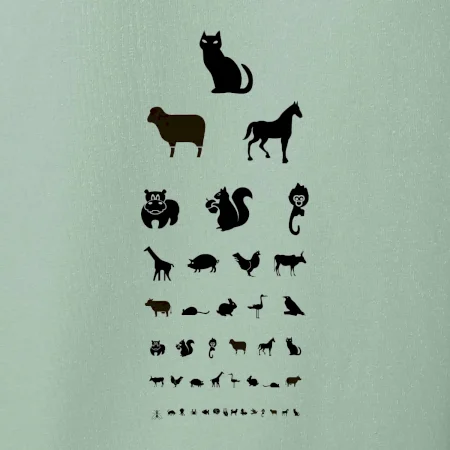 Očný test zvieratká