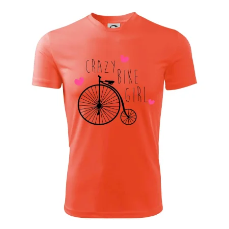 Crazy bike girl