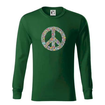 Peace symbol lístočky