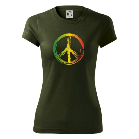 Peace symbol paint