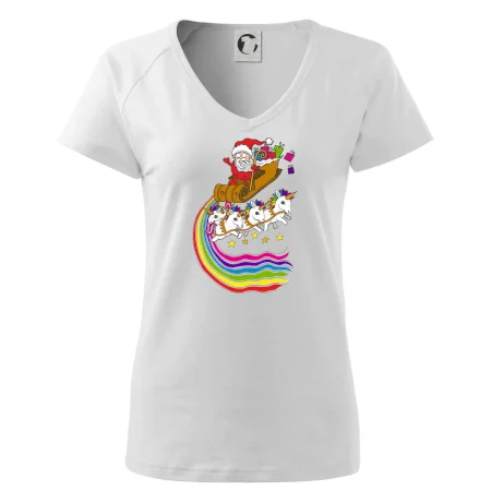 Santa a jednorožce (Pecka design)