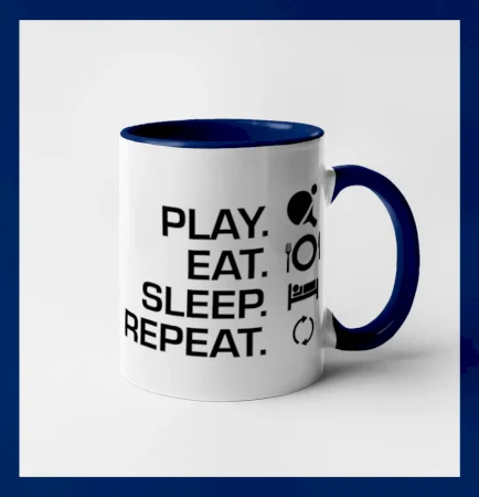Stolný tenis - eat sleep