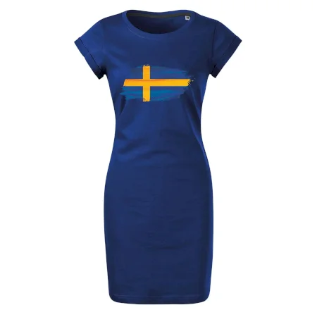 Švédska vlajka kreslená