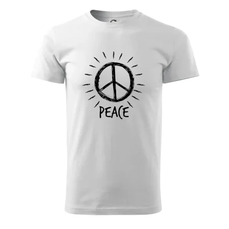 Peace symbol čiernobiely