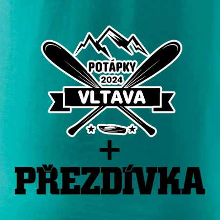 K vode - pádla hory (vlastný nápis)