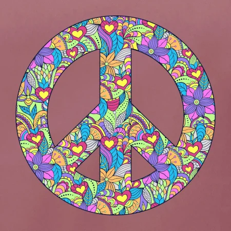 Peace symbol mandela