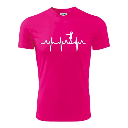 EKG tanečnice salsy