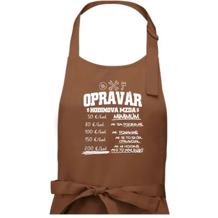 Hodinová mzda - opravár