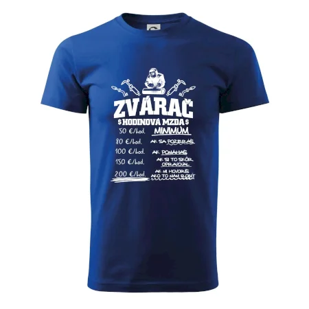 Hodinová mzda zvárač