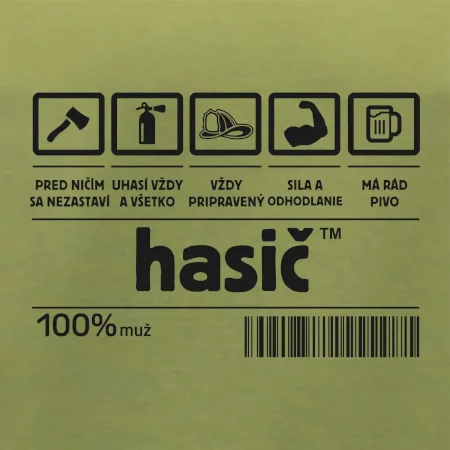 Čiarový kód - Hasič / hasička