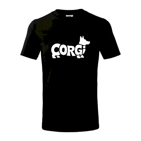 Corgi nápis v tele