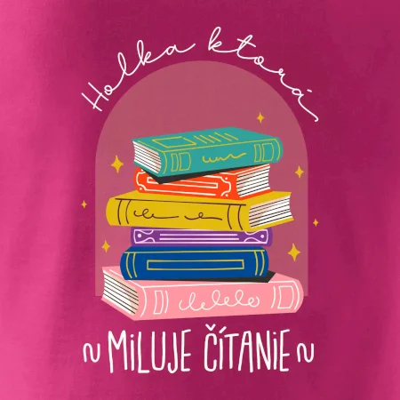 Holka, ktorá miluje čítanie