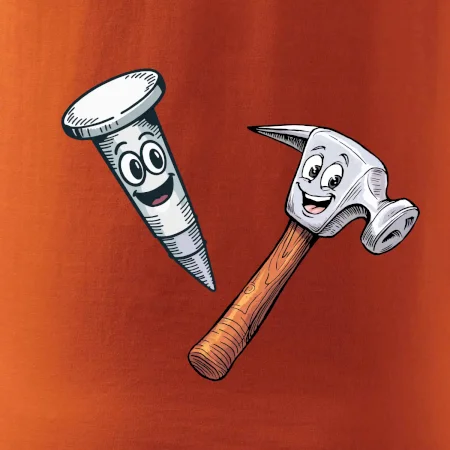 Parové tričko - Kladivo a klinec