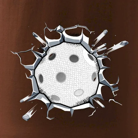 Florbal lopta v triku