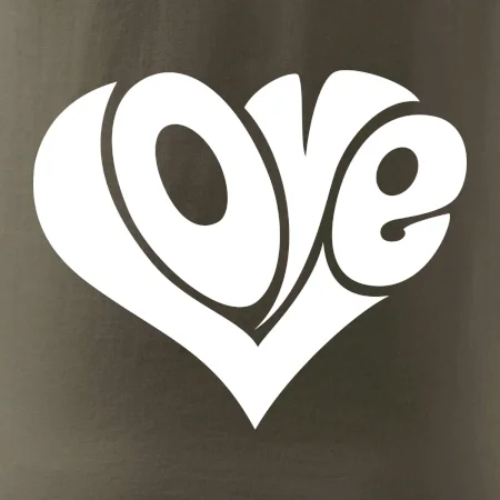 Love nápis jednoduchý