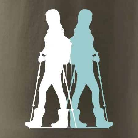 Nordic walking figúry - žena