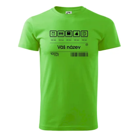 Čárový kód - Vlastní text