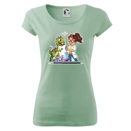 Chemik a dinosaurus - dievča