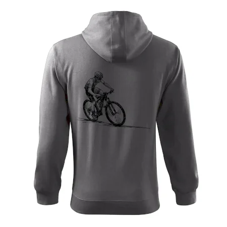 MTB kreslený cyklista