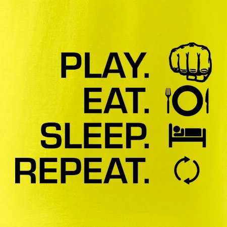 MMA eat sleep repeat