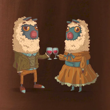 Alpaky s vínom pár