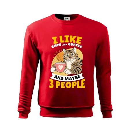 I like cats and coffee and maybe 3 people